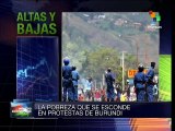 Ciudadanos de Burundi protestan por nueva candidatura de Nkurunziza