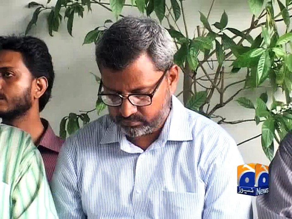 PPP female workers once again challenge Zulfiqar Mirza-Geo Reports-12 May 2015