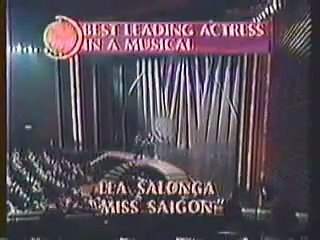 Lea Salonga - Acceptance Speech Tony Awards 1991