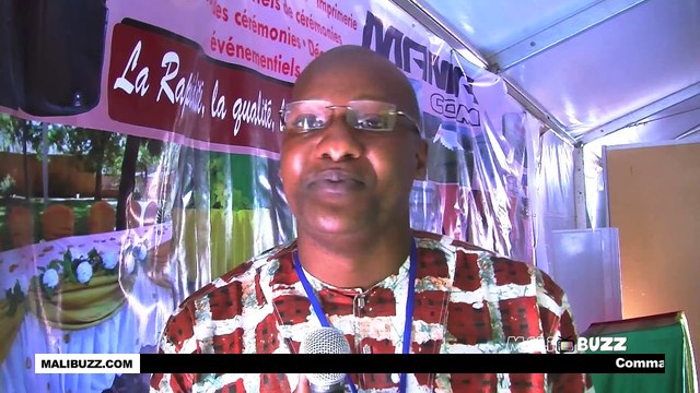 Zoumana Haïdara présente MAMA COM au 1er Salon du Mariage de Bamako