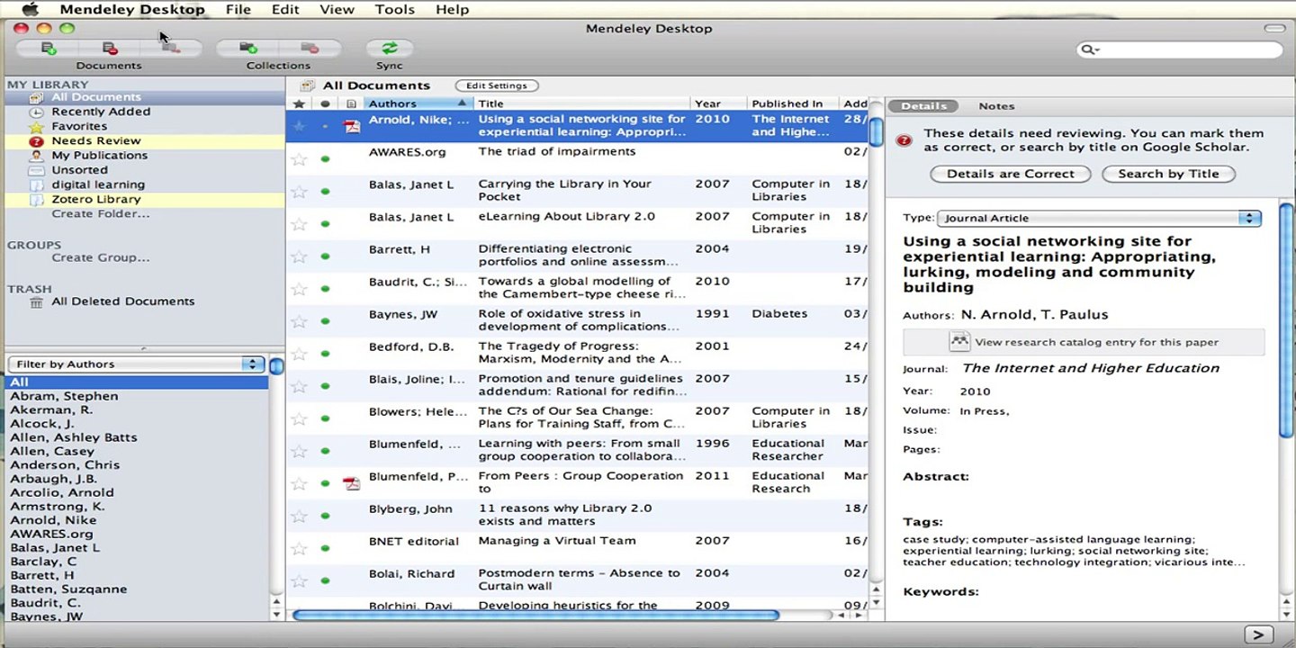 Syncing Mendeley PDFs using Dropbox