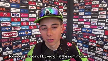 Giro d'Italia stage 4: Davide Formolo and Simon Clarke interviews