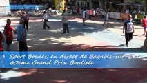 Finale Desmartins contre Mancuso, Grand Prix de la Ville, Sport Boules, Bagnols-sur-Cèze 2015