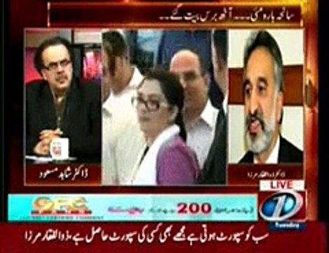 Live With Dr Shahid Masood 12 May 2015 On News One.. Dr Zulfiqar Mirza special