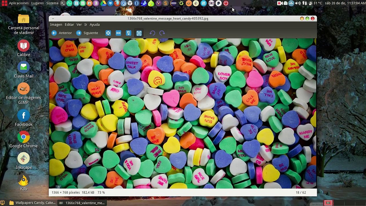 Pack Wallpapers Candy, Cakes, Chocolates & Ice Cream (1366 x 768).