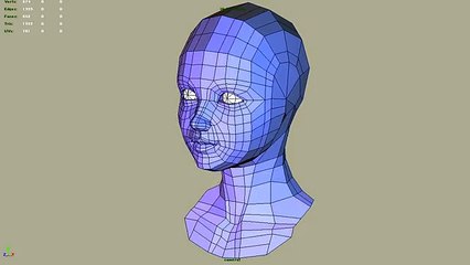 U2U Architects Human Head Modeling.