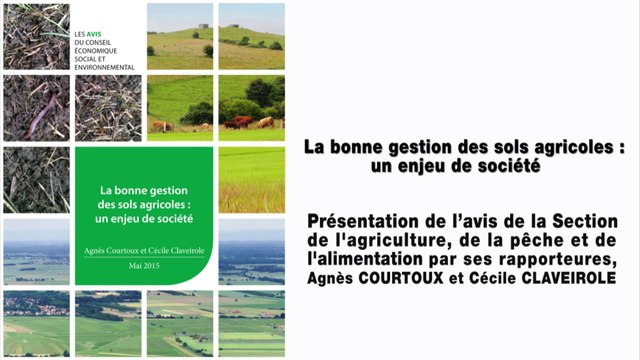 La bonne gestion des sols agricoles : un enjeu de société - cese