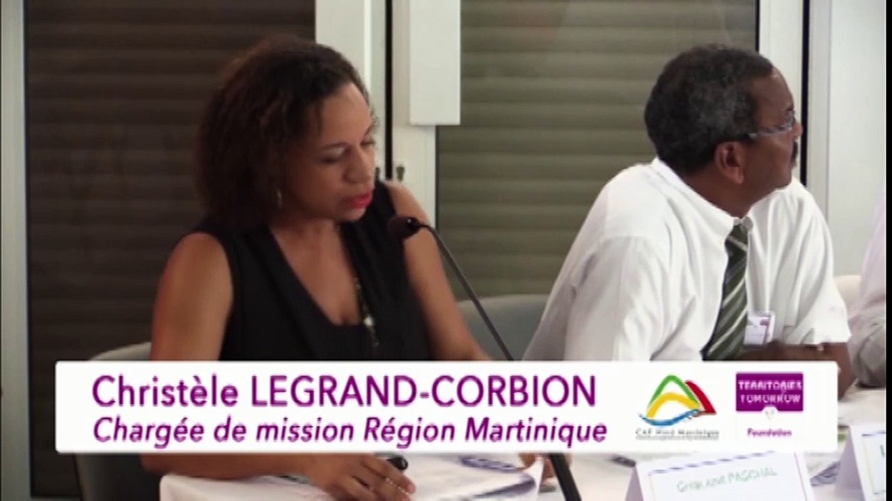 Discours de Christele LEGRAND-CORBION, chargée de mission Région Martinique
