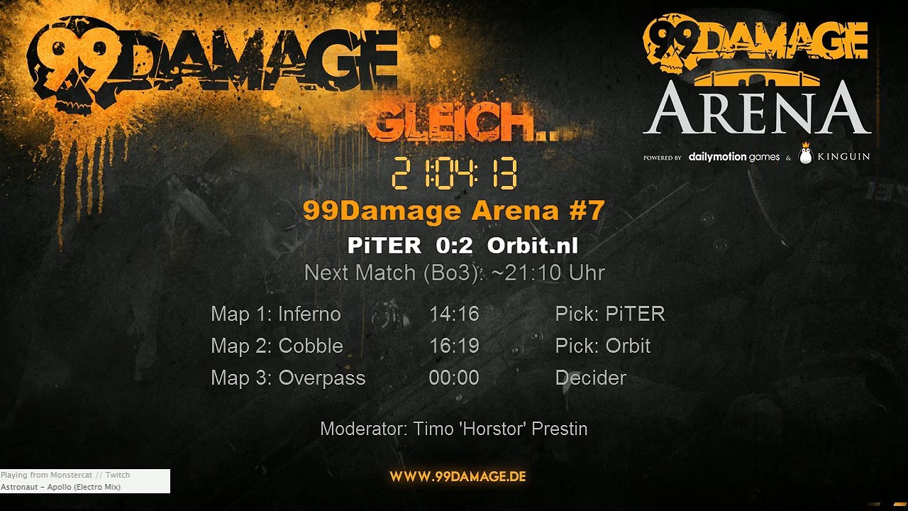 99DAMAGE Arena #7 mit Horstor - German Stream (REPLAY)