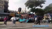 Microbuses circulan sobre Reforma pese a corredor vial