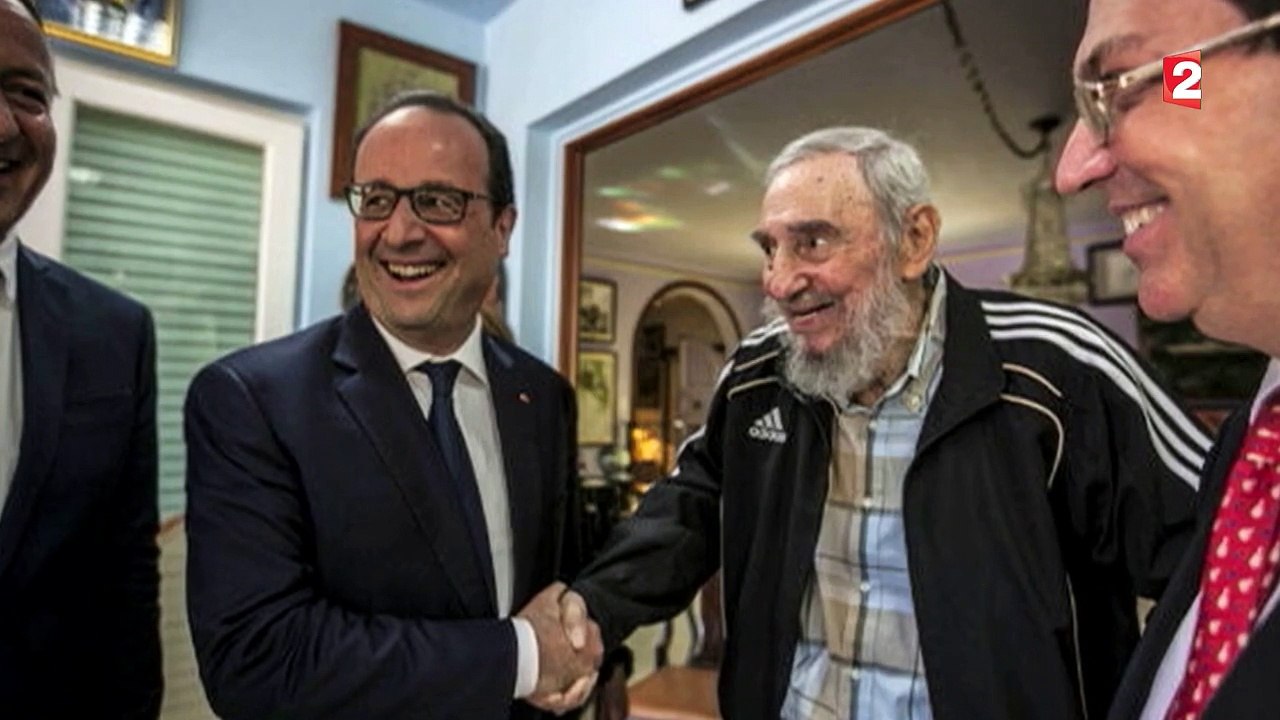 Cuba : François Hollande ravi de sa rencontre avec Fidel Casto