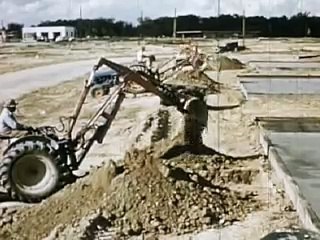 Ford Tractor Construction Levittown, PA (1956)