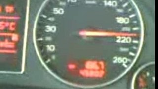 220KM/H sur autoroute allemande