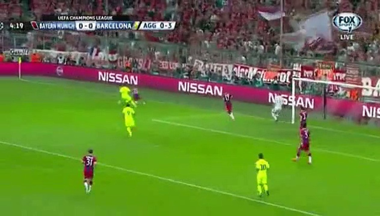 Ivan Rakitic Big chance - Bayern München vs Barcelona 12.05.2015