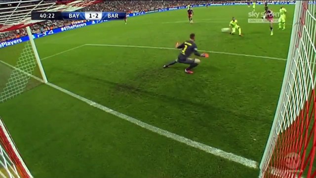 Ter Stegen Amazing Save- Bayern Munich vs Barcelona 12.05.2015
