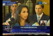 Tía María: Ana María Solórzano justificó su presencia en marcha