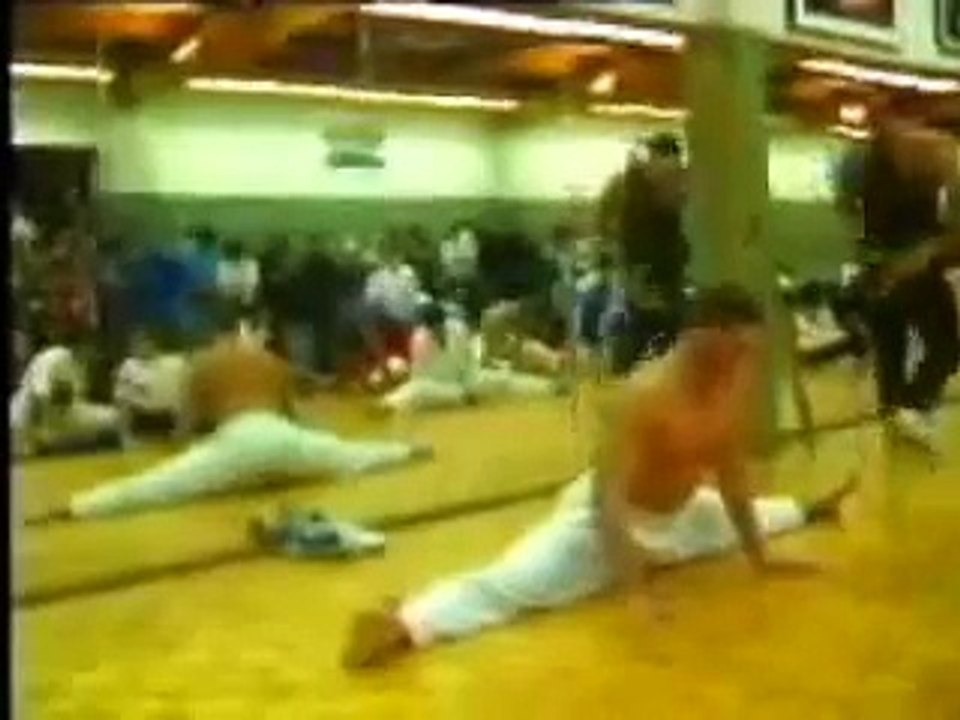 Jean Claude Van Damme training in his early days