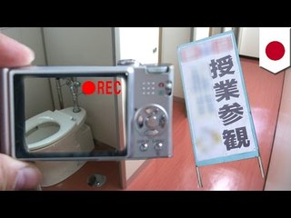 参観日の保護者がトイレで盗撮