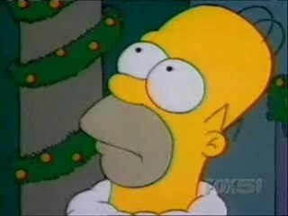 Homer heeft het koud the real one