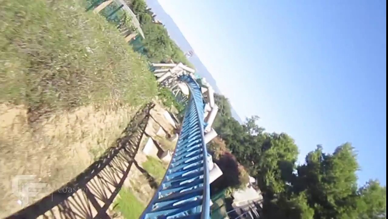 Furius Baco front seat on-ride HD POV PortAventura Park