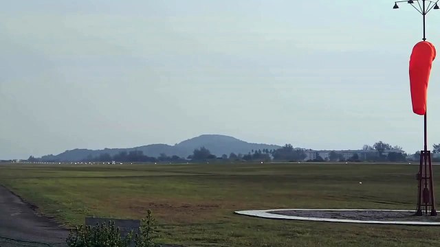 Planes arriving at Langkawi Airport for LIMA'13 airshow