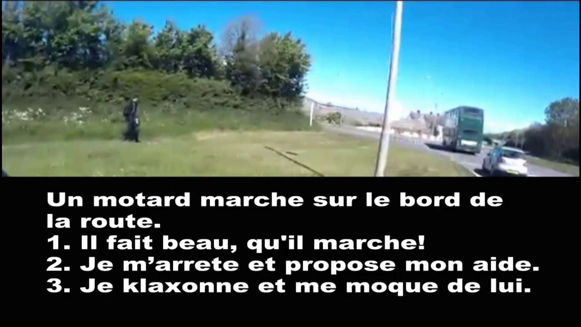 Le Code De La Route Dejante Question 4 Video Dailymotion