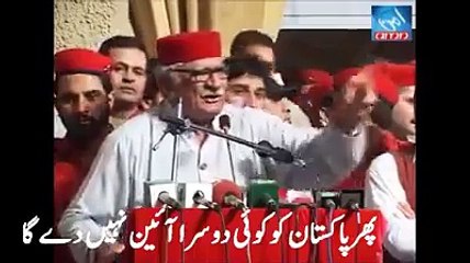 Pakistan and Kalabagh Dam cannot co-exist: Asfandyar Wali