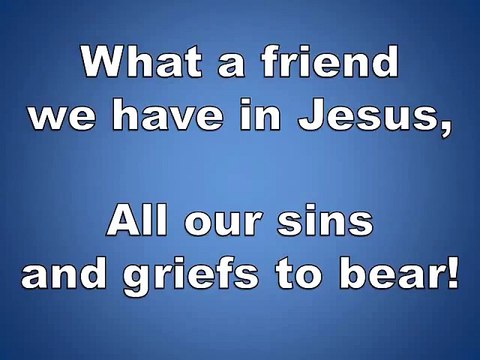 What A Friend We Have In Jesus with Lyrics Piano instrumental hymn for worship