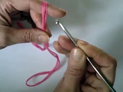 Вязание крючком для начинающих - Урок 1. Первая петля