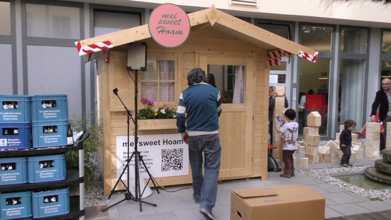 Er hat die hohen Mieten satt – Münchner zieht in 4qm-Gartenhäuschen