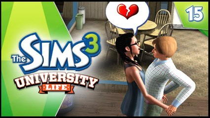 DRUNK KISS! - Sims 3 University Life - EP 15