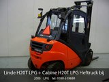 Linde H20T LPG   Cabine H20T LPG Heftruck bij Roroka