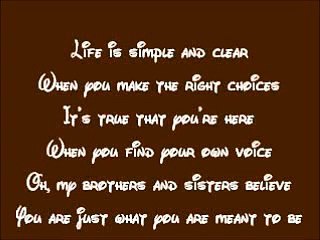 Brother Bear 2-Welcome To This Day Lyrics
