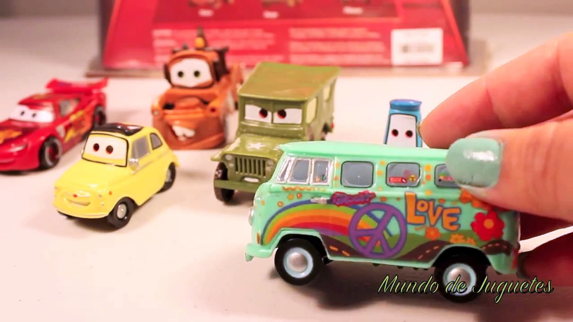 6 Carros de Disney Cars Pixar Disney Cars 2 Collection Mundo de Juguetes -  video Dailymotion