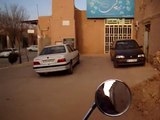triumph scrambler streets of yazd (iran)