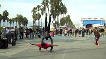 Venice Beach Street Performers, The Calypso Tumblers - Amazing!