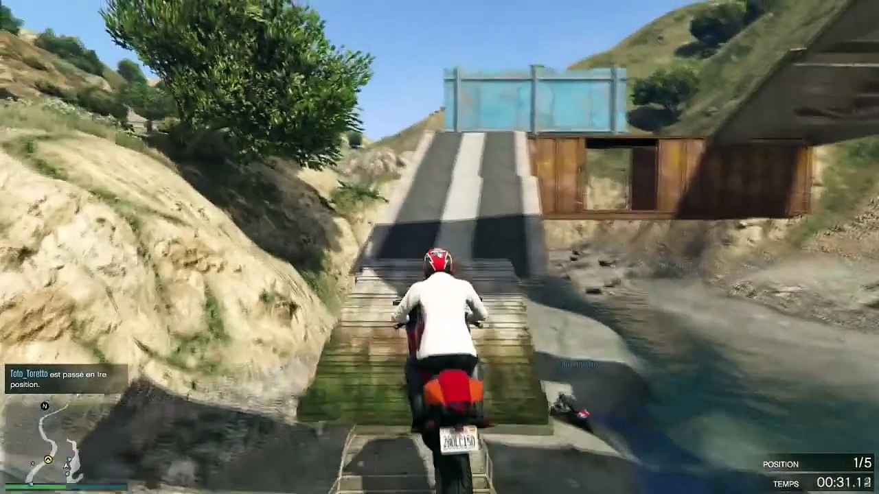 PARCOURS DE MOTO WTF SUR PC - GTA 5 ONLINE