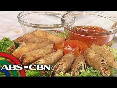 Chicken Lumpia for kids