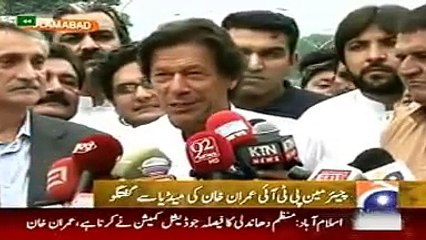 Geo News Headlines 13 May 2015_ Imran Khan Latest Media Talk