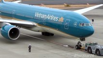 [New livery] Vietnam Airlines Boeing 777-200ER (VN-A143) pushback, taxiing and takeoff from NRT/RJAA