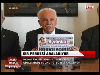 Perinçek'ten Cansız cinayeti ile ilgili açıklama