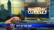 Cat Suicide Live on TV : Excited kitten takes bouncing leap during Good Day Atlanta