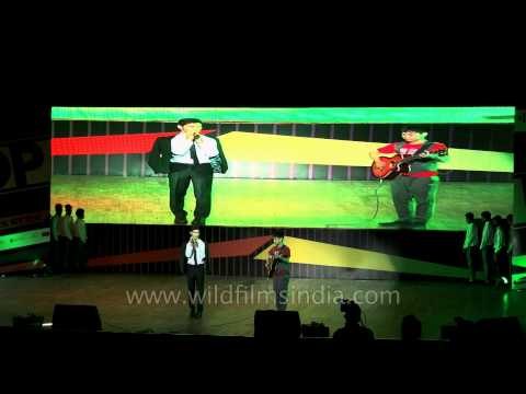 Edwin Jamir from Nagaland at K-Pop Grand Finale in Delhi