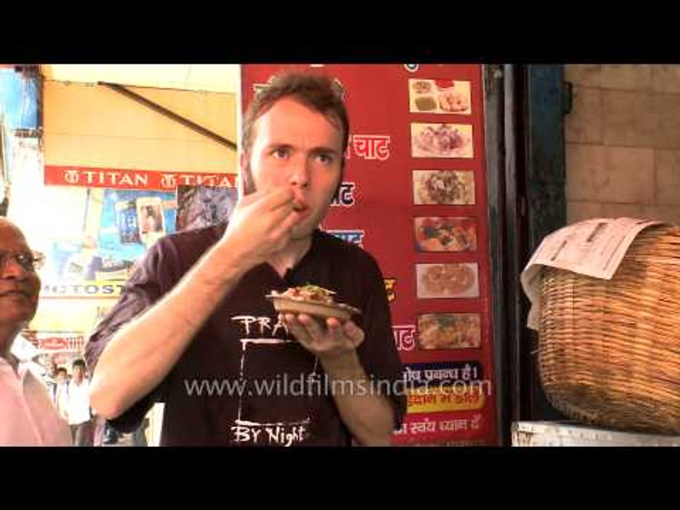 India under a Dollar: Papri Chaat