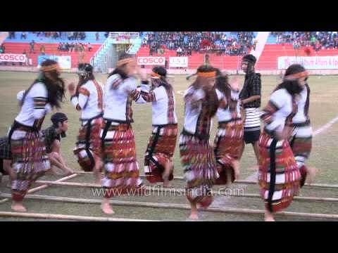 Cheraw dance of Mizoram, performed in Delhi