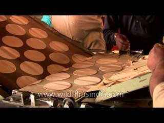The roti making machine installed at Golden Temple - Amritsar