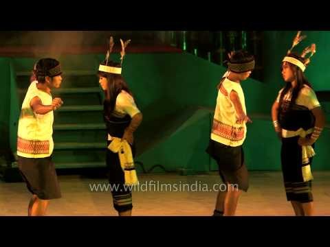 Traditional Kuki Thadou dance at Manipur's Sangai Fest