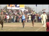 Race for old athletes at the rural olympics