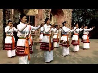 Ritual dance of Manipuri priestess - Maibi Dance