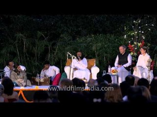 Satsang by Sri Sri Ravi Shankar Ji at German Embassy, Delhi